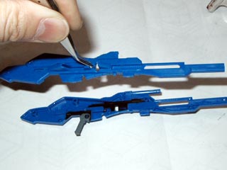 HGUCゼータガンダムの製作(プラモデル)