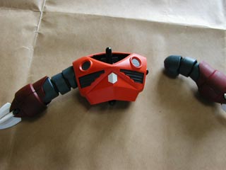 HGUCズゴック（プラモデル,ガンダムの製作