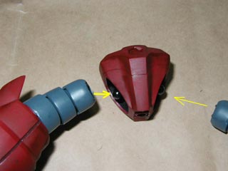 HGUCズゴック（プラモデル,ガンダムの製作